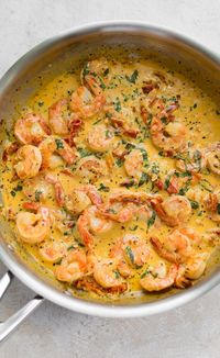 This Cajun shrimp pasta has the most amazing creamy Alfredo sauce, tons of garlic, basil, and sun-dried tomatoes. Serve it with penne, linguine, or whatever you have on hand, and everyone will go crazy for it!