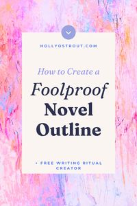 Think outlining your novel is hard, scary, or boring? I'm going to change your mind.   This will show you exactly what you need for a foolproof novel outline.   Click through to read this quick article and equip yourself with firm foundations for outlining your novel, so you never get stuck again.   You only need FIVE story points. Read on. →