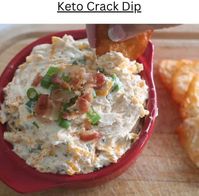 KETO CRACK DIP - EASY KETO RECIPES