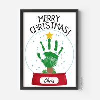 IMPORTANT! PLEASE READ BEFORE PRINTING! This download includes: To make every moment spent with your children special and immortalize their handprints, these designs are crafted as one of the most beautiful ways to learn and have fun together.  -Footprint Christmas Art Craft How to print: -Print at home on A4 paper and 8x10 size. -Professionally print at your local print shop (staples, target, etc) Printable Instant Digital Download: -This listing is for printable digital downloads, therefore yo