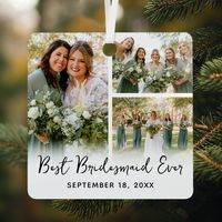 Best Bridesmaid Ever 3 Photo Keepsake