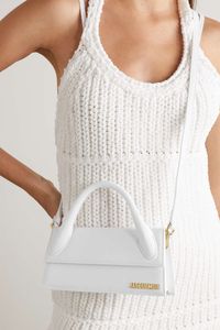 White Le Chiquito Long leather tote | JACQUEMUS | NET-A-PORTER