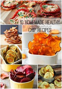 10 Homemade Healthy Chip Recipes - Fill My Recipe Book