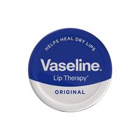 Vaseline Lip Therapy Original tin is clinically proven to help heal dry lips. Instantly softens and soothes dry lips. Made with triple-purified Vaseline Petroleum Jelly to provide long-lasting moisturisation. Clear lip balm gives lips a natural, glossy shine. Directions Apply and use where necessary and needed. About Vaseline The Vaseline brand was built on the healing efficacy of Vaseline Jelly.Invented in 1870 by Robert Chesebrough, this true “Wonder Jelly” has been healing scrapes, burns, dry