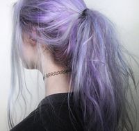 vibrant locks // hair // colour // hair dye // bright // aesthetic // grunge // pastel // purple