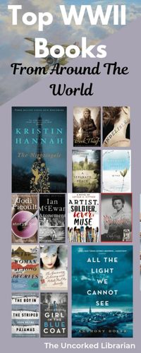 Are you looking for top World War 2 books set around the world? Check out this book list, including WWII historical fiction, WW2 nonfiction, and indie World War II novels. #theuncorkedlibrarian #booklist