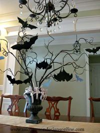 Paper bat tree