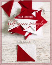 Half Square Triangles - Free Quilt Pattern | Craft Passion