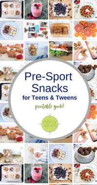 Pre-Sport Snacks for Tweens and Teens - Hälsa Nutrition