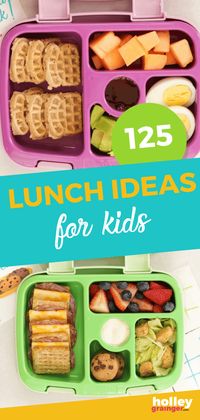 Get the jump on the “school lunch” routine with 125+ FREE easy-to-pack lunchbox ideas.