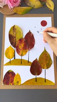 Leaf Art Credit @vds-diy7664 #craftideas #diycrafts #diy #artgallery #artoftheday #craftreel #craftroom #crafts #artwork #art #diygifts #diyhomedecor #trendingcraftideas #ideas #newcrafthouse #newideas #creative #crafting #creativedecor #diyproject #projecttotry