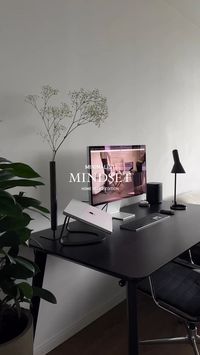 #workspace #minimalistmindset #aesthetic #motivation #office credit to maxrusso.design on Instagram