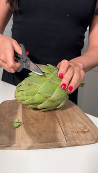 Maty Harrington on Instagram: "Artichokes are my love language. When buying one - look for the artichoke that is the most fanned out."