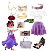 "Esmeralda" by otakugurl77 ❤ liked on Polyvore featuring Alexander McQueen, Louis Vuitton, Gianvito Rossi, Salvatore Ferragamo, Bony Levy, River Island, Madewell, MICHAEL Michael Kors and Lime Crime