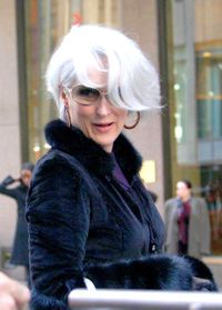 Meryl Streep as Miranda Priestly | 2006 The Devil Wears Prada | #2005 #merylstreep #mirandapriestly #onset #september08 #thedevilwearsprada #newyorkcity #ny10020 #unitedstates #1221sixthave #mcgrawhillbuilding