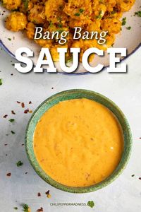 Bang Bang Sauce! So easy to make! Homemade in only a couple minutes. Use it for bang bang shrimp, bang bang chicken or fish, or use it as a spicy dipper for any fried or grilled foods. Great on sandwiches! #SpicySauce #BangBang #EasySauce