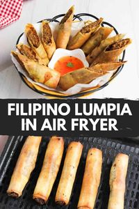 Discover the secret to perfectly golden Filipino lumpia with this air fryer recipe. Enjoy the crunch without the extra oil. Try it now!