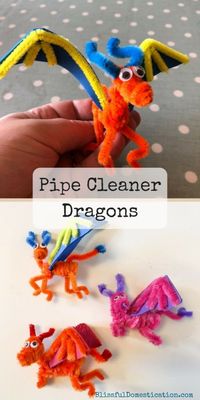 How to make your own pipe cleaner dragon