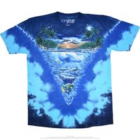 Aquatic Night Time Dive Tie-Dye T-Shirt Item Ships Within Approximately 21 Business Days. International orders please allow an additional 21 business days for delivery