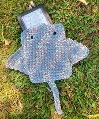 Hand crocheted to fit standard and paperwhite Kindles. The perfect sleeve to add cushion to your Kindle to keep it safe and VERY cute! You'll be the talk of your bookclub with this adorable sleeve. Stay-at-home mama made!