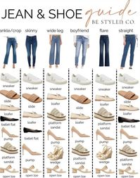 Looking to wear shoes with jeans but unsure which ones to choose? Check out guide on what shoes to wear with jeans of all styles!