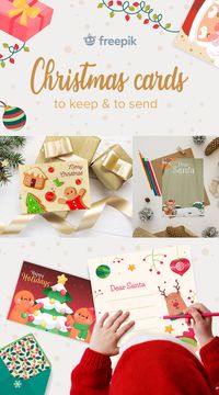 This Christmas, let your loved ones know how important they are. Check Freepik's Christmas Cards collection and spread the joy with these festive designs. 🎁