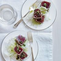 Seared Tuna With Sauce Vierge