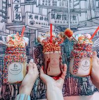 Visiting NYC? Check out one of the best dessert spots WORTH the calories! New Territories in LES was awesome! They have great dessert shakes! #nycfood #dessert #newyork