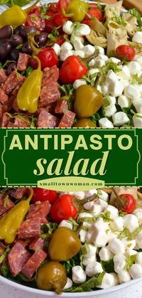 Learn how to make Antipasto Salad! With the perfect balance of flavor and texture in an oil and vinegar Italian dressing, this summer salad is already a hearty meal by itself. Save this summer dinner recipe!