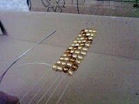 Tutorial - How to Make a Bead Loom from Cardboard and Staples