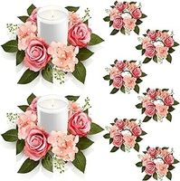 Amazon.com : 6 pc candle wreaths