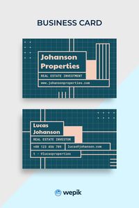 Customize and design this modern business card with our easy-to-use editing tool. Log in and download this now. It's 100% free.