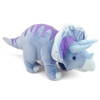 Dinomites Large Blue Stuffed Triceratops by Wild Republic - 19" - $23.99