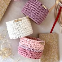 SUPER easy DIY Crochet basket Pattern, Crochet Planter Patte - Inspire Uplift