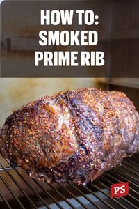 Melt-in-your-mouth tender and juicy smoked prime rib roast is made easy with our step-by-step tutorial. 