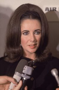 Elizabeth Taylor Eyes Violet 60s Hair