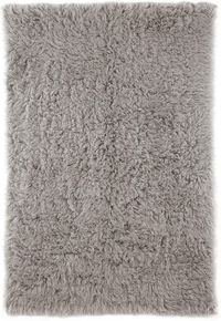 Nuloom FS09-8010 Flokati Collection Natural Grey Finish Hand Woven Genuine Greek Flokati