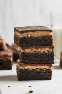 Buckeye Brownies - Brown Eyed Baker