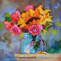 A Jar of Sunshine, painting by artist Dreama Tolle Perry