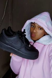 @jamelia.pedro (IG)🖤💗🤍💣🔥💯 SA Princess👑🥇💛 and Sneaker Model🤳🏽📸 Air Force 1 '07 (Women)🖤🖤 Jamelia Pedro