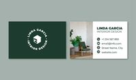 Professional Linda Garcia Interior Design Business Card