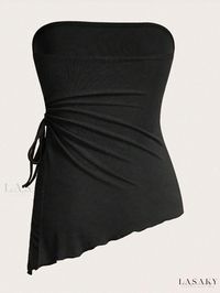 Lasaky - Strappy Slim Fit Wrap Bustier Top for Outfit Layering