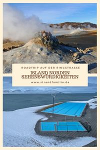 Verpasst nicht diese 16 Sehenswürdigkeiten in Nordisland. Mit beliebten Highlights wie Godafoss und Dettifoss. Besucht die geothermalen Gebiete bei Myvatn und badet im schönsten Freibad im Norden Islands!