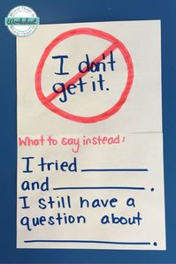 Tips for the students who say "I Don't Get it." Can be so frustrating! It's so important to teach a growth mindset.