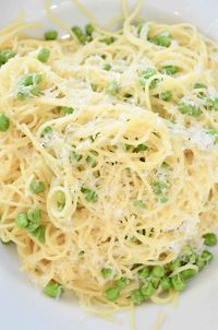 Lemony Parmesan and Pea Pasta — From Scratch with Maria Provenzano