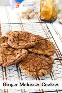 Learn how to make this delicious, old-fashioned ginger molasses cookies recipe! These are so soft and tasty – you’ve never had a cookie like this before.