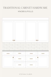 A complete guide to cabinet hardware placement for your kitchen. How to find the right size hardware and simple rules of thumb for placement.