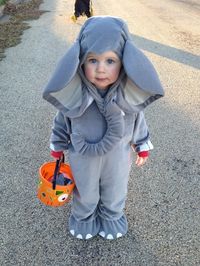 The world’s smallest elephant. | 26 Halloween Costumes For Toddlers That Are Just Too Cute To Believe