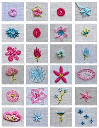 Flower embroidery ebook #embroidery #flowerembroidery