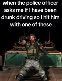 the cop is wesker btw #residentevil #chrisredfield